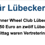 Spendenübergabe an 12 Lübecker Projekte